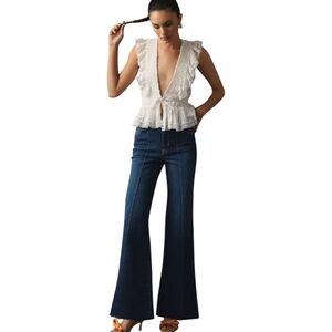 Pilcro High-Rise Wide-Leg Jeans